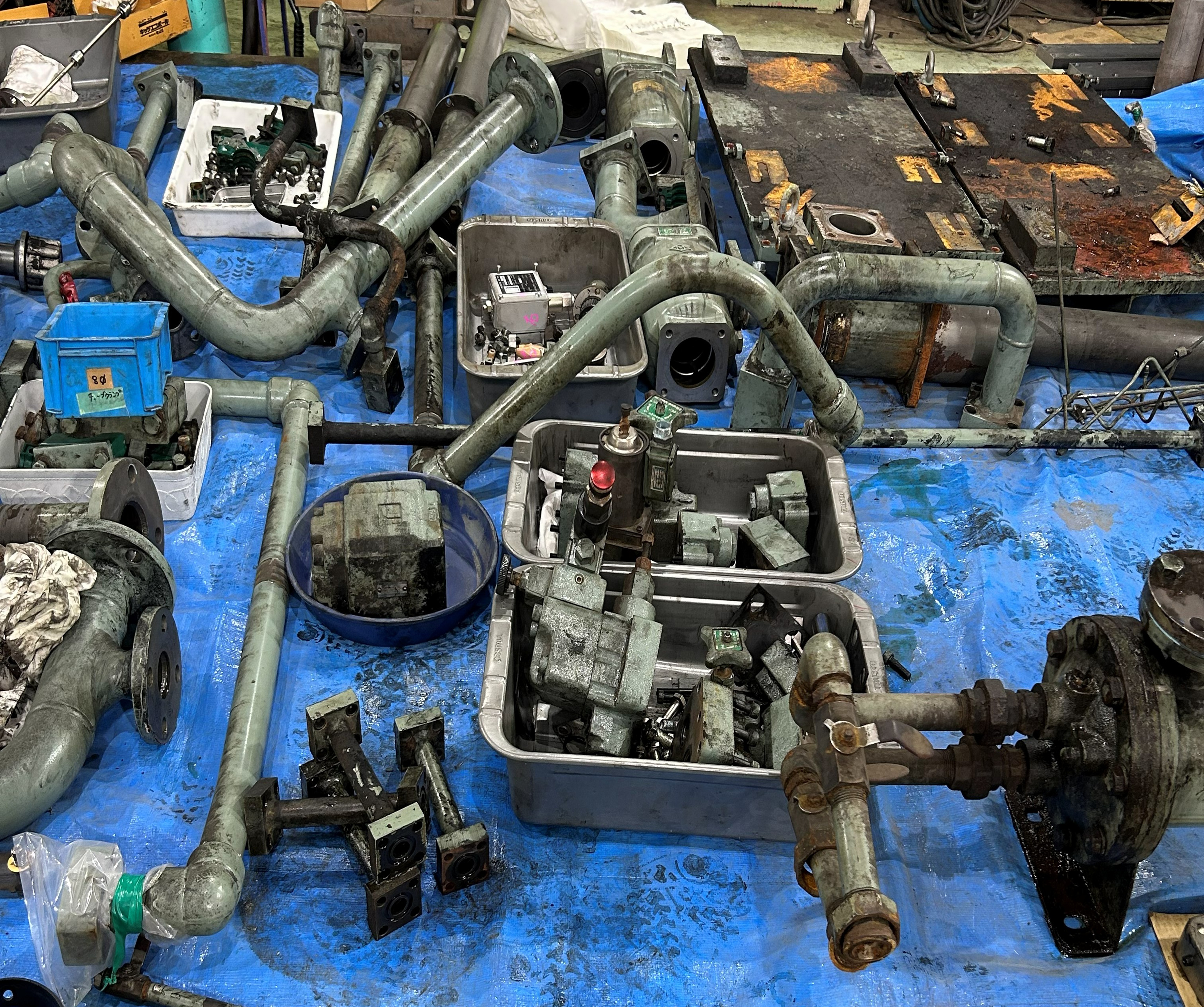 油圧機器オーバーホール実績